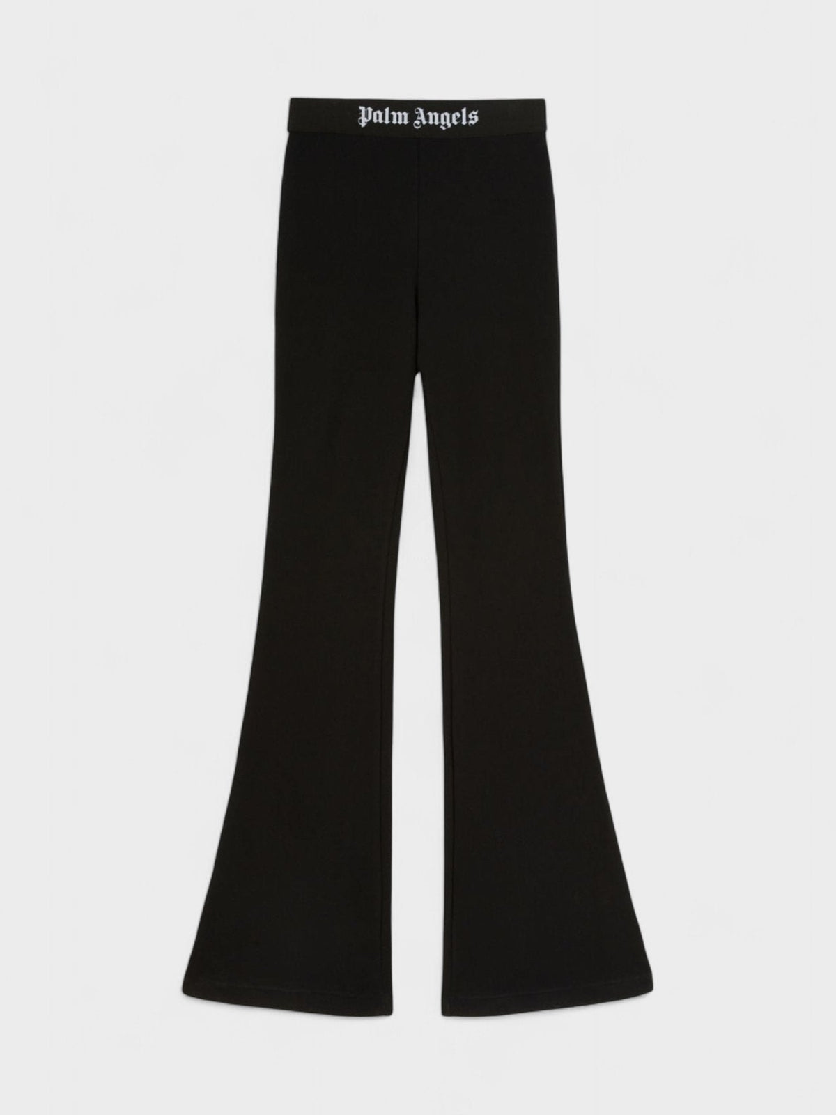 Palm Angels Logo Tape Flare Sweatpants Black