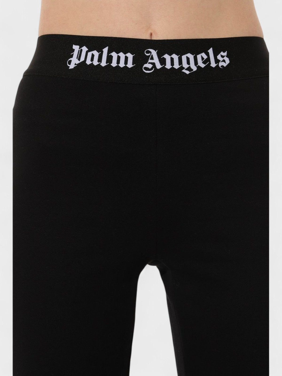 Palm Angels Logo Tape Flare Sweatpants Black