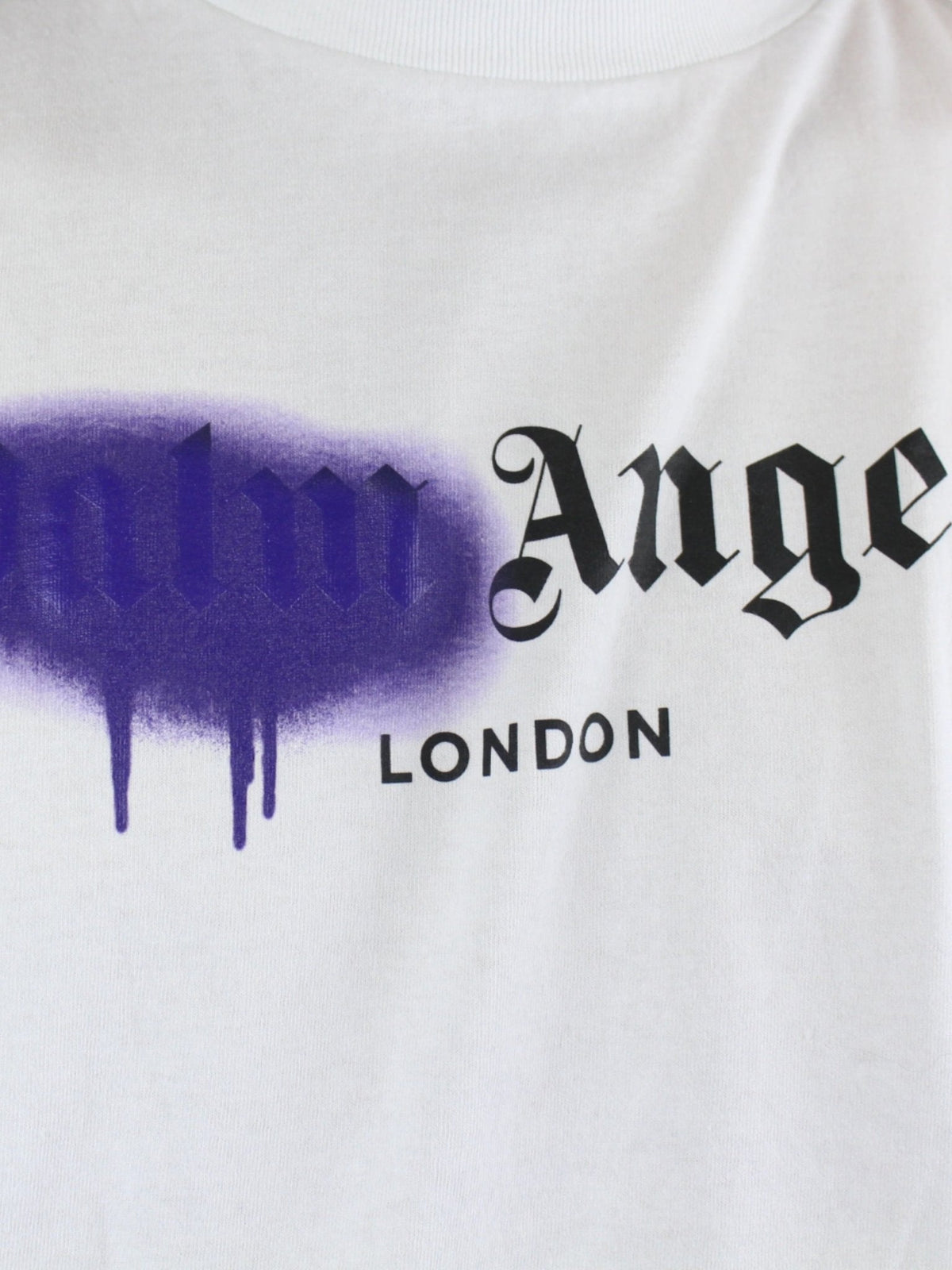 London Sprayed Logo T-shirt White