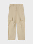 Metal Frame Trousers Beige