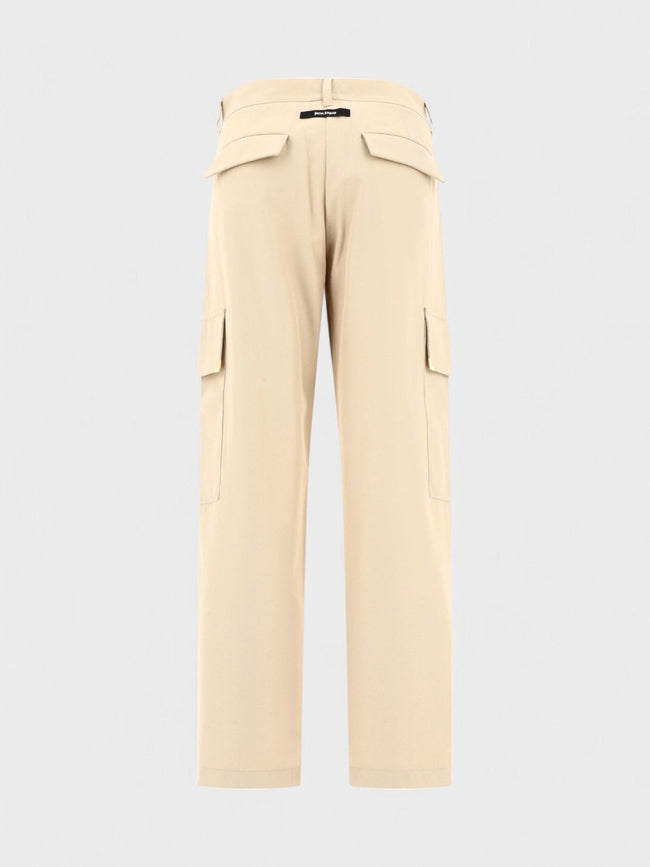 Metal Frame Trousers Beige