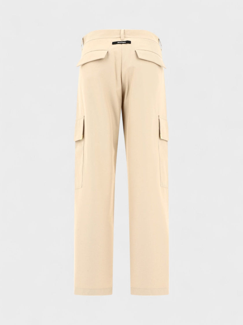 Metal Frame Trousers Beige