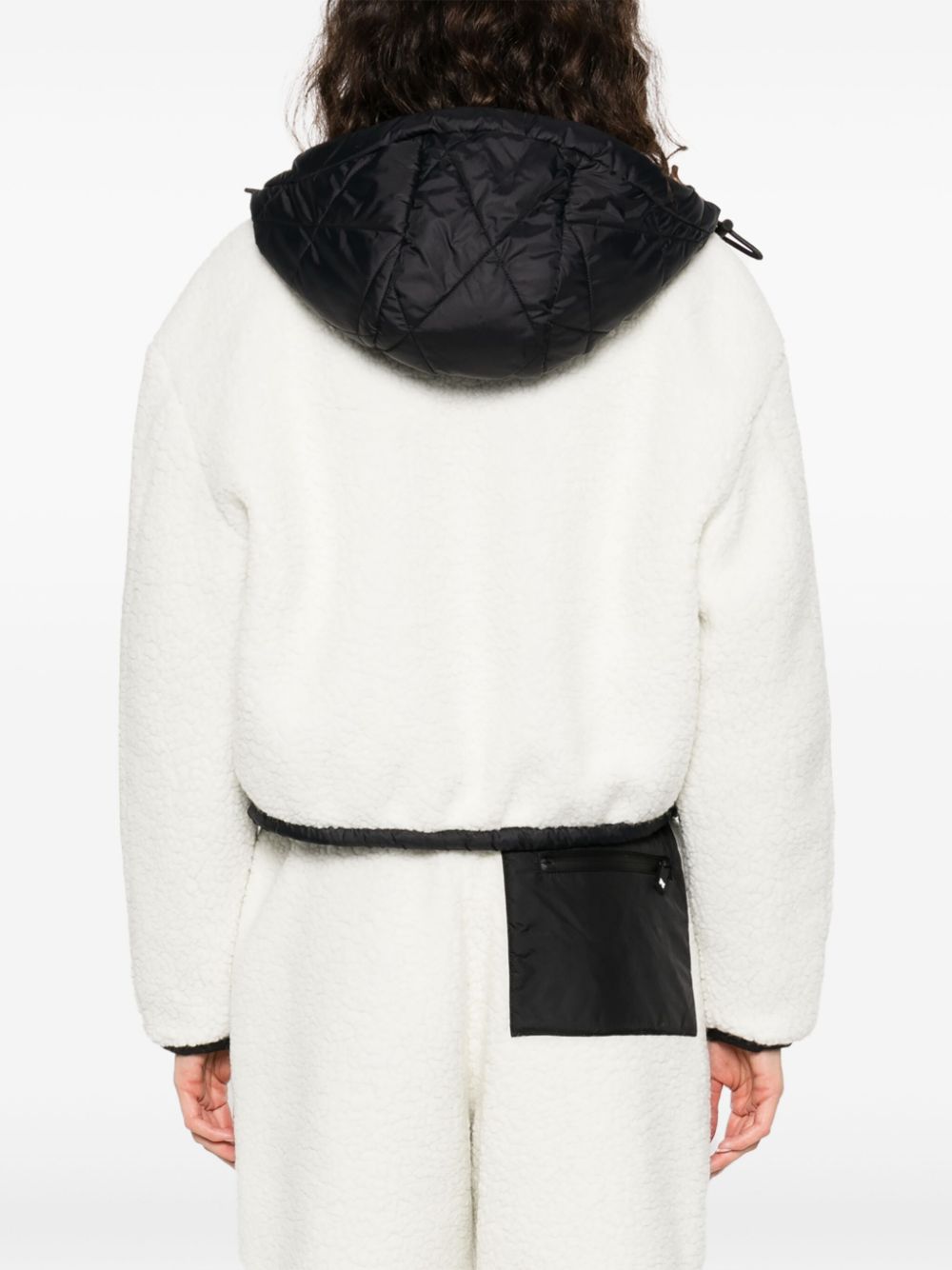 Palm Angels Monogram Cozy Ski Jacket White