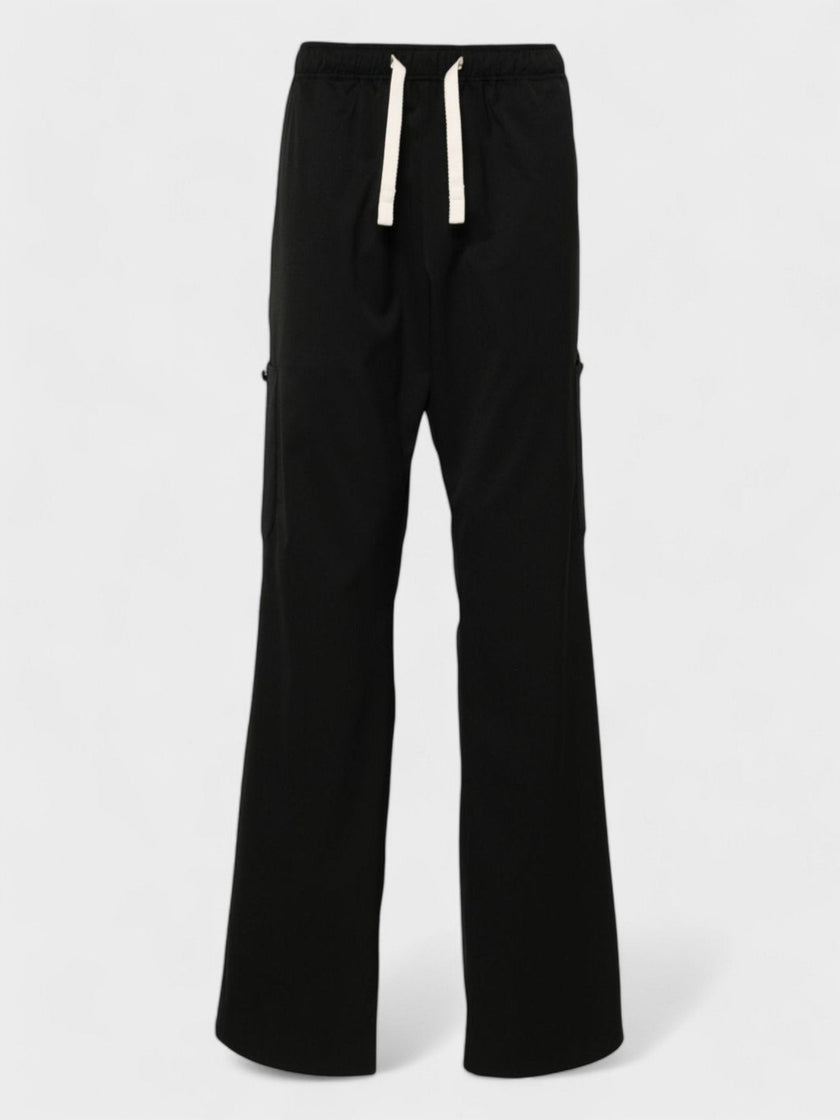 Monogram Loose Pants Black