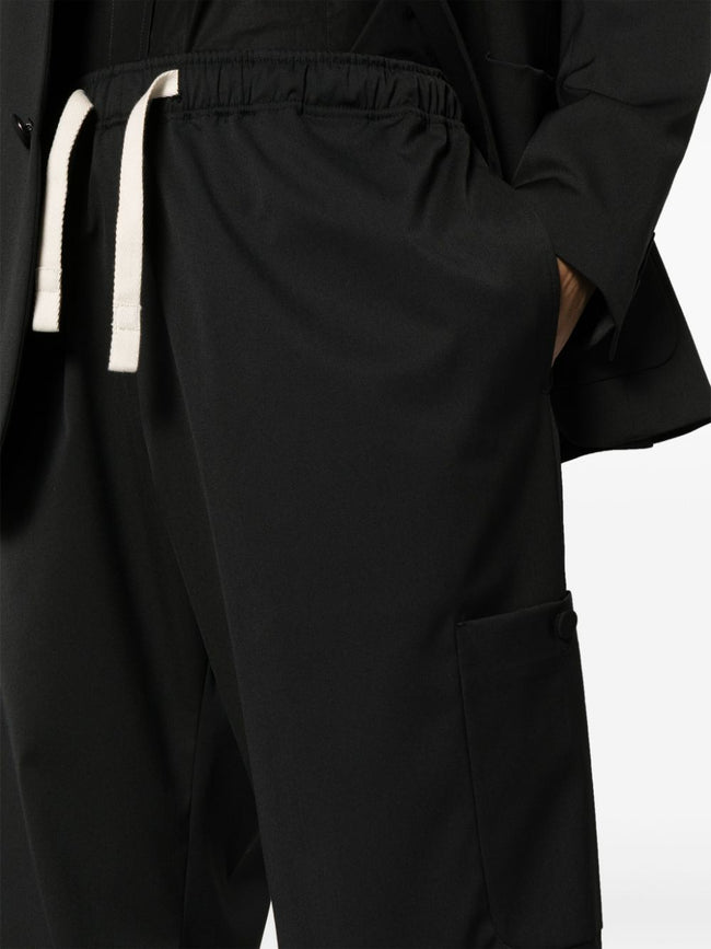 Monogram Loose Pants Black