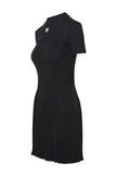 Monogram Mini Dress Black