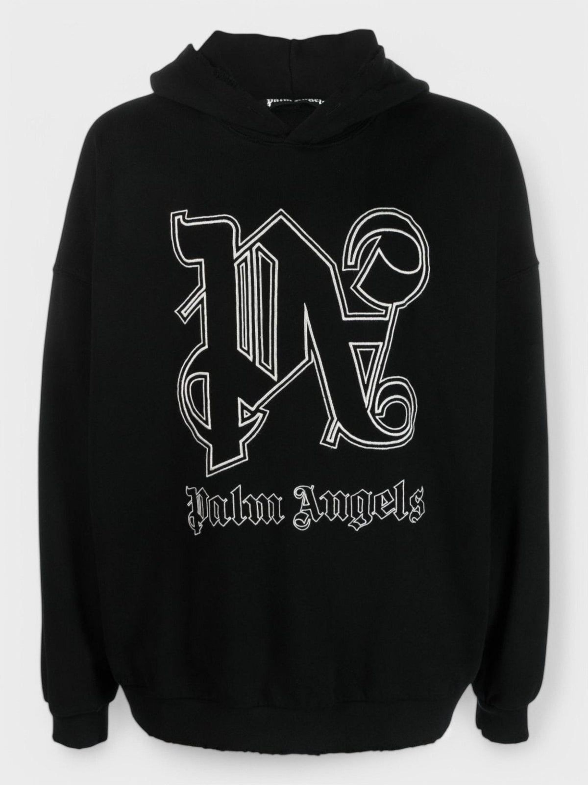 Monogram Statement Hoodie Black Off White