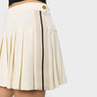 Pleated Mini Skirt White