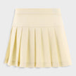 Pleated Mini Skirt White