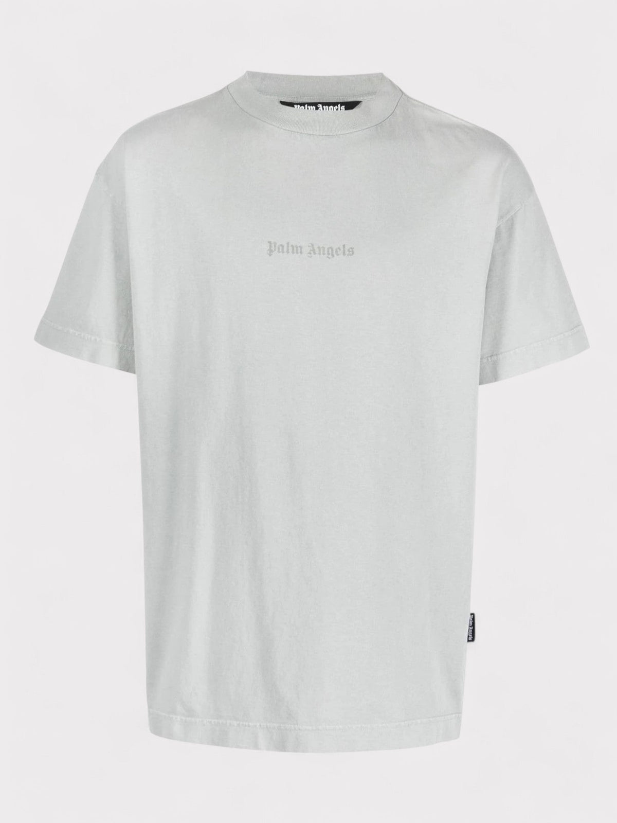 Reverse Logo T Shirt Light Grey