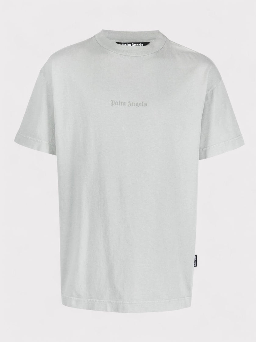 Reverse Logo T Shirt Light Grey