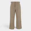 High Waisted Reversed Waistband Chino Pant Beige