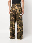 Palm Angels Sartorial Waistband Camo Workpants Green