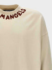 Palm Angels Seasonal Logo Crewneck White Red