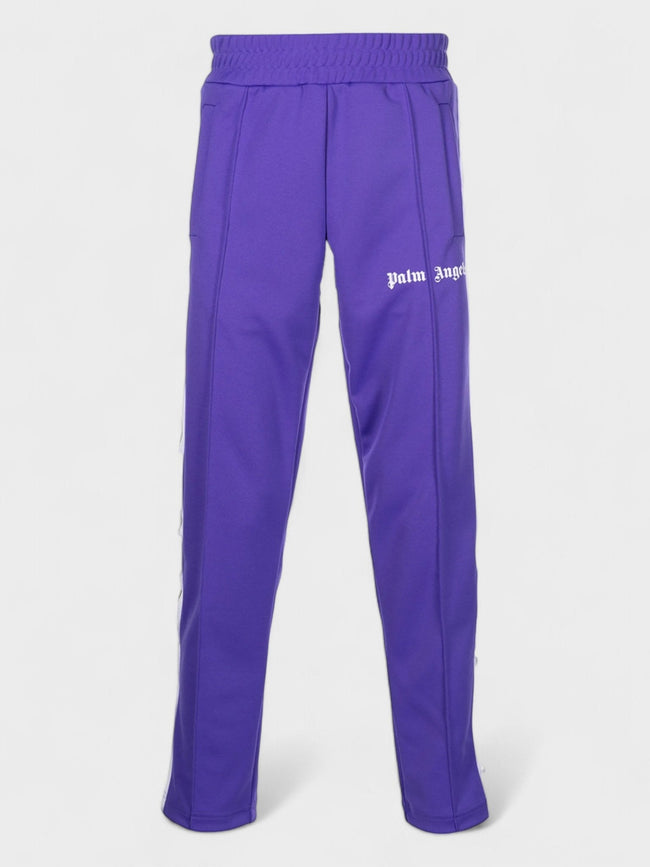 Slim Track Pants Purple White