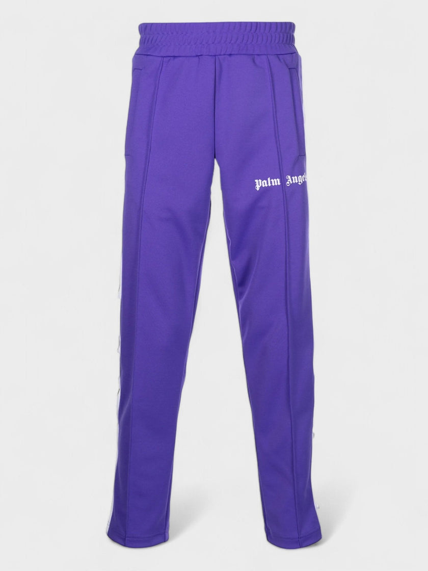 Slim Track Pants Purple White