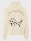 Palm Angels Split Shark Hoodie Butter/Black