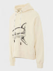 Palm Angels Split Shark Hoodie Butter/Black