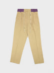Track Belt Pants Beige