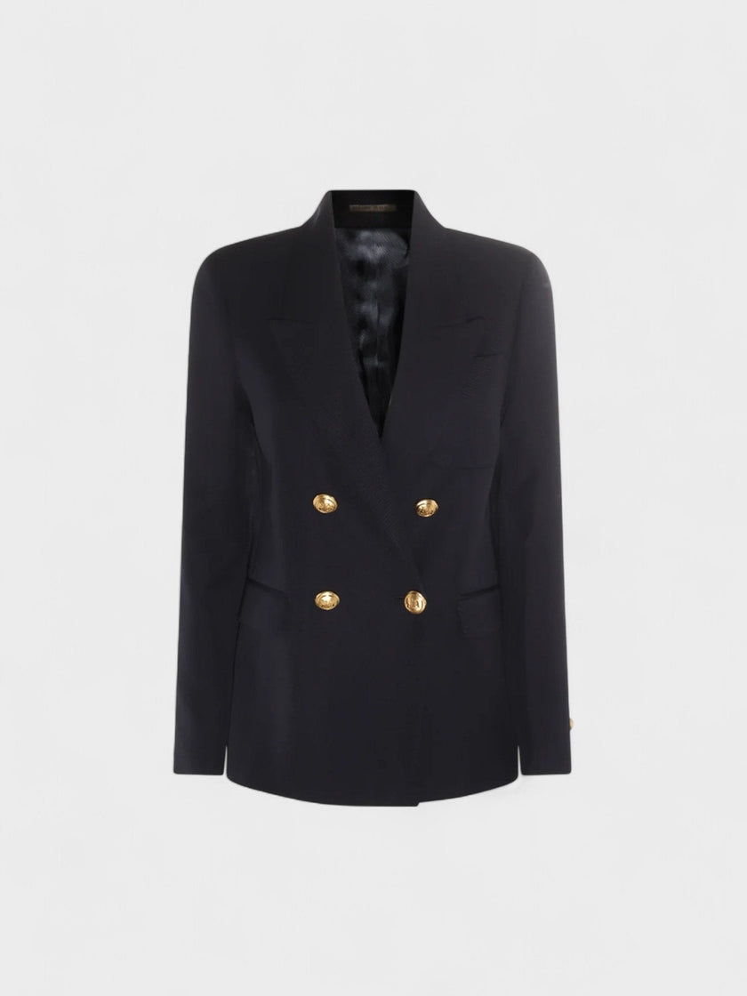 Waistband Double Jacket Navy Gold