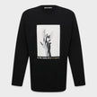 Wings Loose Tee Long Sleeve Black