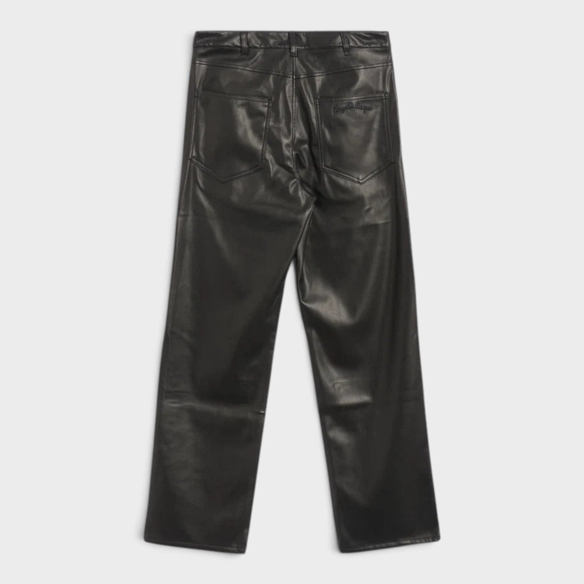 Angelo Baque Long Casual Pants Black