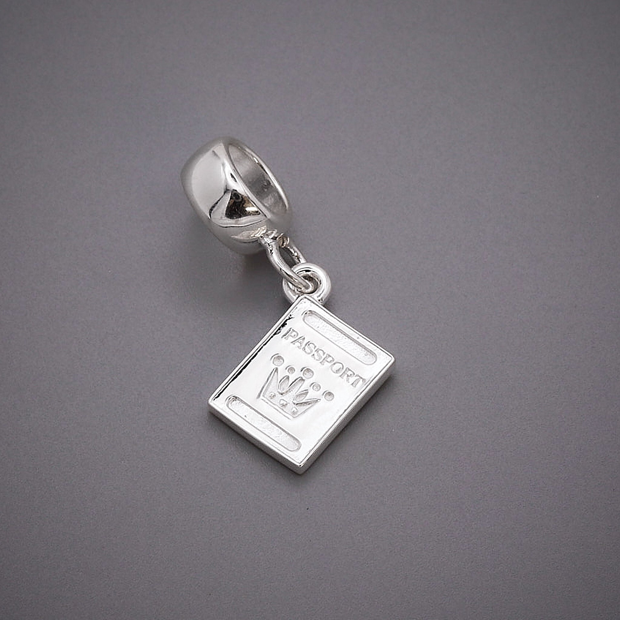 Passport Personalised Silver Charm