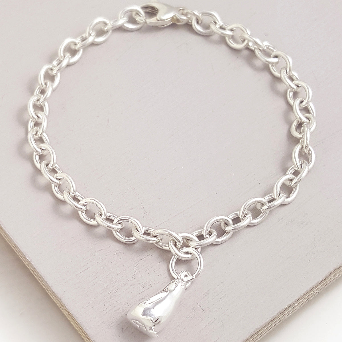 Penguin Silver Charm