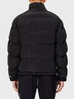 Places + Faces High Neck Woven Blend Down Puffer Black
