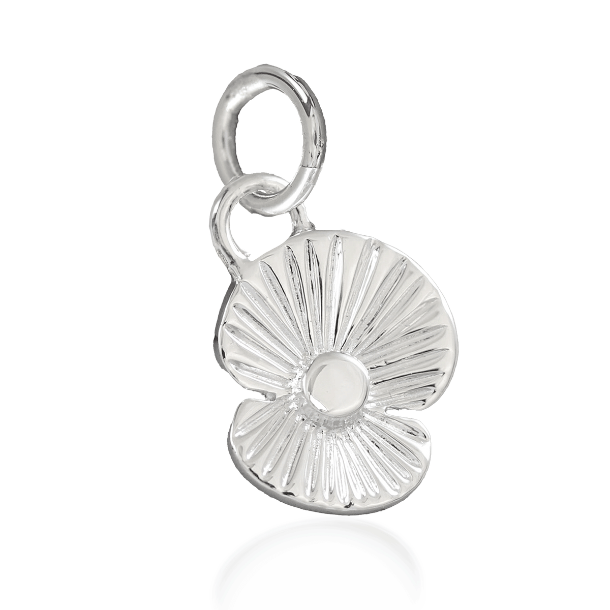 Personlig berlock i silver med vallmo-motiv