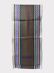 Missoni ZigZag Logo Scarf Grey Purple