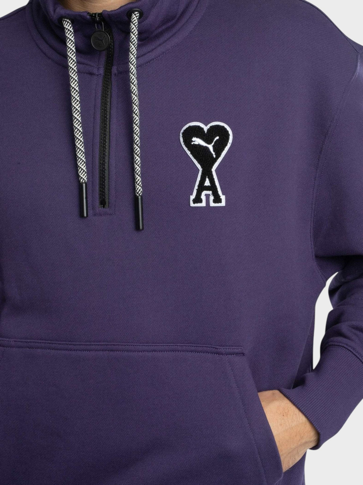 Puma x Ami Half Zip Sweatshirt