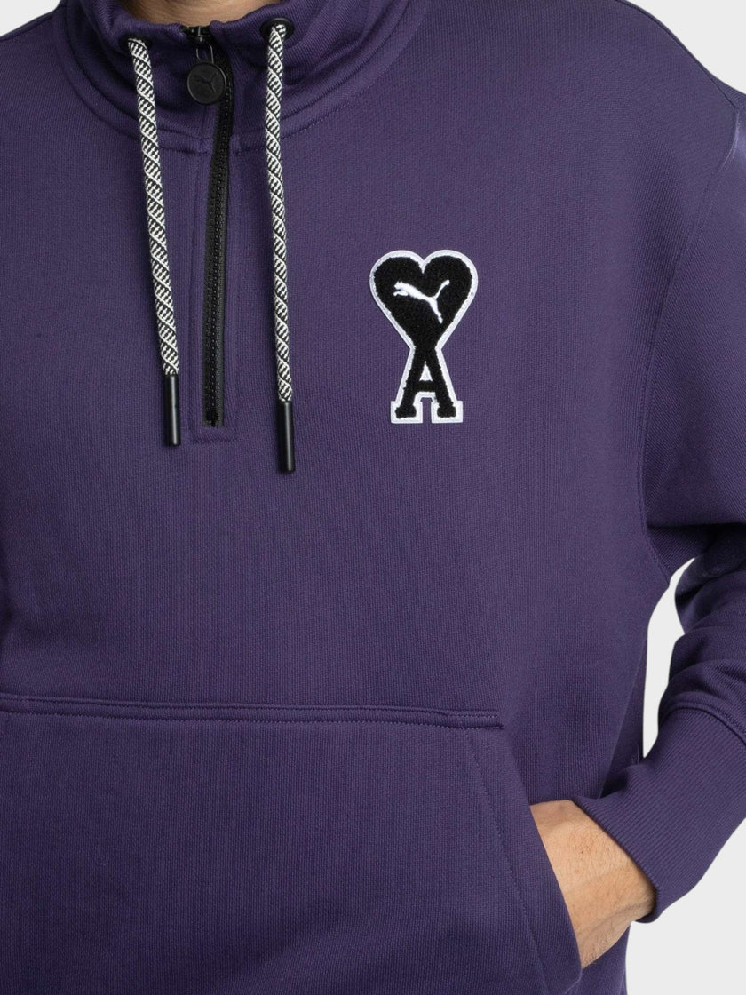 Puma x Ami Half Zip Sweatshirt