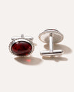 Quintessence Statement Red Amber Cufflinks