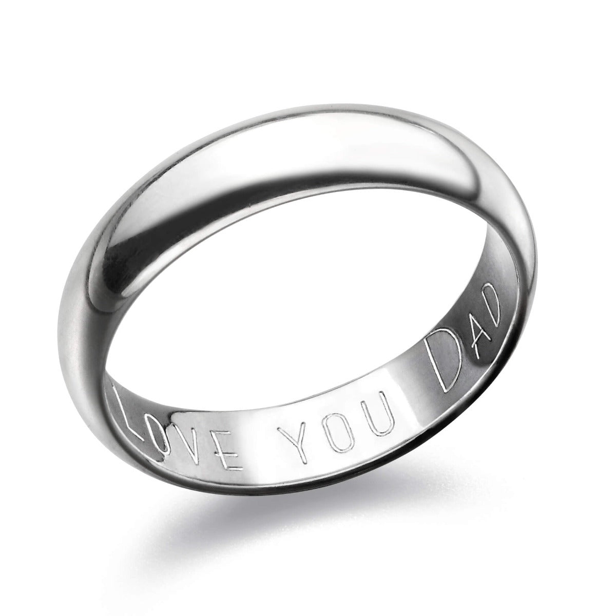 Beginnings 4mm Curved Band Ring