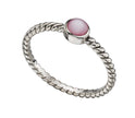 Beginnings Twisted Pink Pearl Ring