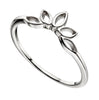 Beginnings Offener Marquise-Stapelring
