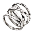 Beginnings Hammered Wide Wrap Ring