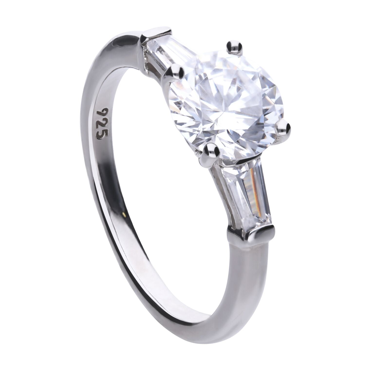 Diamonfire Triple Stone Ring