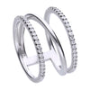 Diamonfire Statement Triple Band Ring