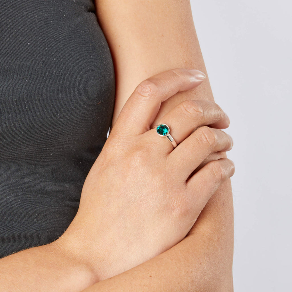 Beginnings Crystal Birthstone Ring