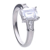 Diamonfire Ring mit Smaragdschliff