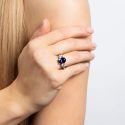 Diamonfire Oval-Trilogie-Ring