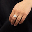 Beginnings Zegelring met zirkonia, diamantgeslepen