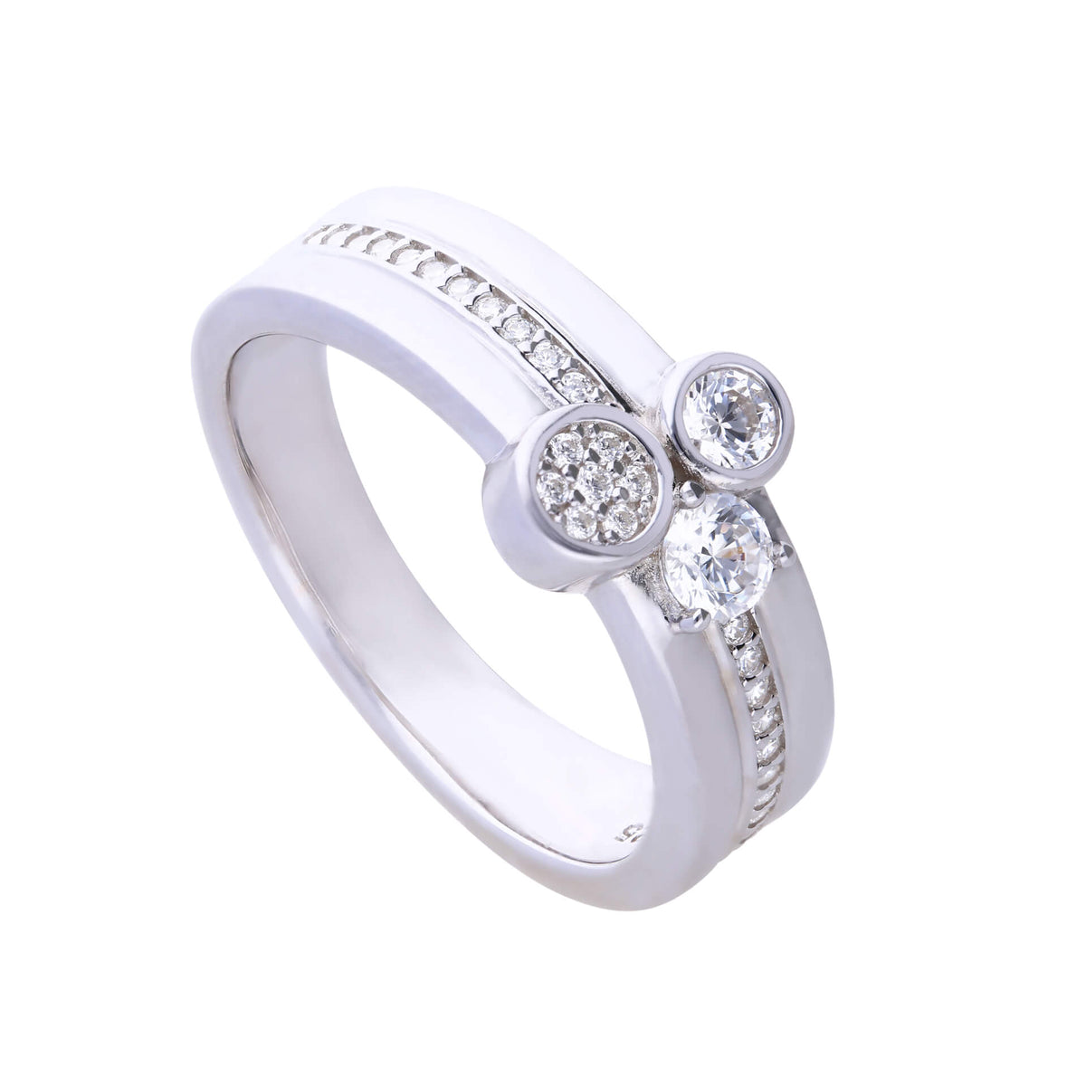 Diamonfire Drievoudige Stapelbare Ring