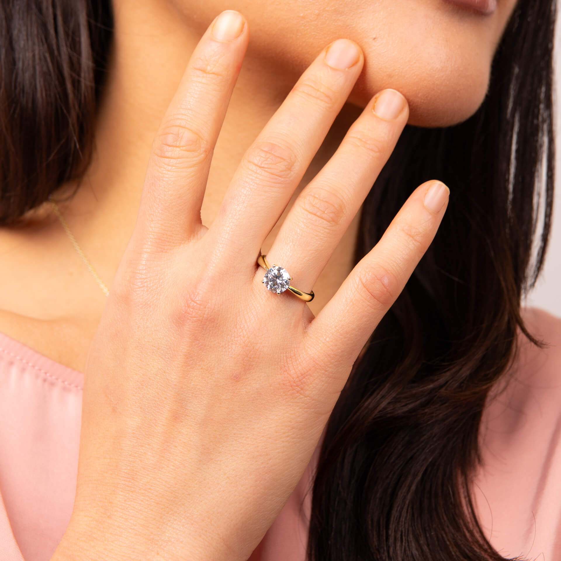 Diamonfire Four Claw Carat Ring