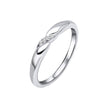 Beginnings Twist Ring with Cubic Zirconia