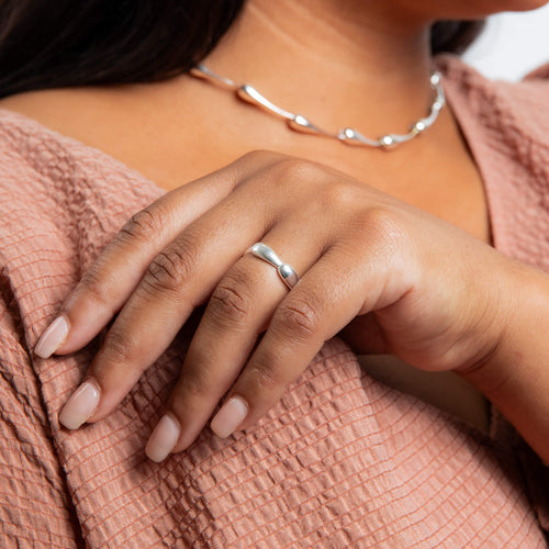 Beginnings Elongated Teardrop Ring