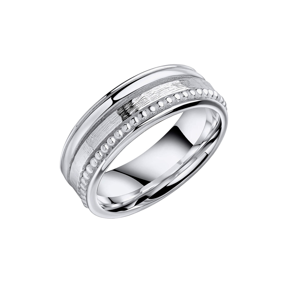 Beginnings Multi Texture Spinner Ring