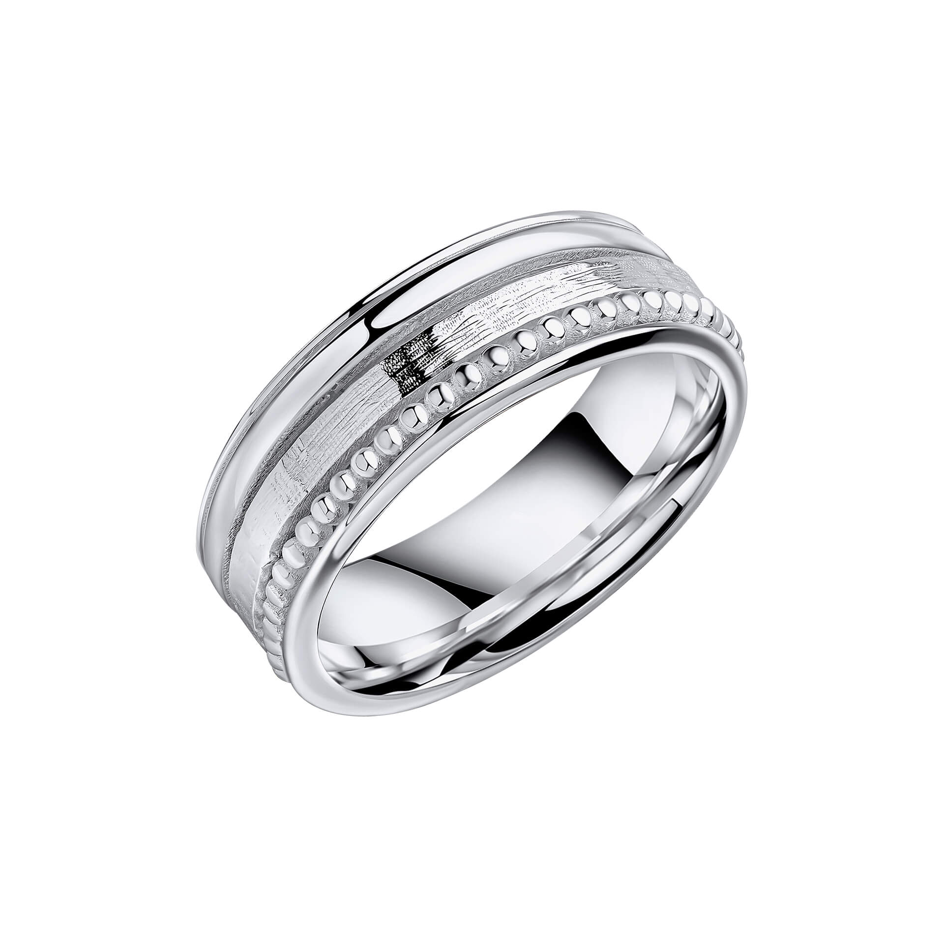Beginnings Multi Texture Spinner Ring